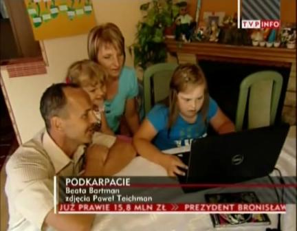 Obraz przedstawiający Likwidacja cyfrowego wykluczenia w powiecie lubaczowskim - Raport z Polski TVP Info