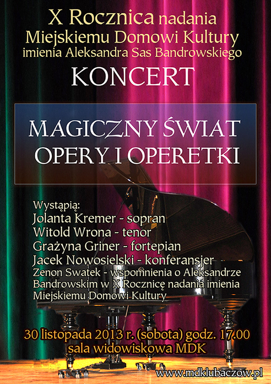 "Magiczny świat opery i operetki" 