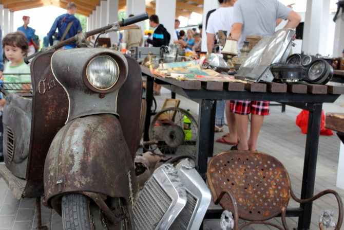 Fot. Podczas II Lubaczowskiej Shopy można było zobaczyć rozmaite przedmioty.